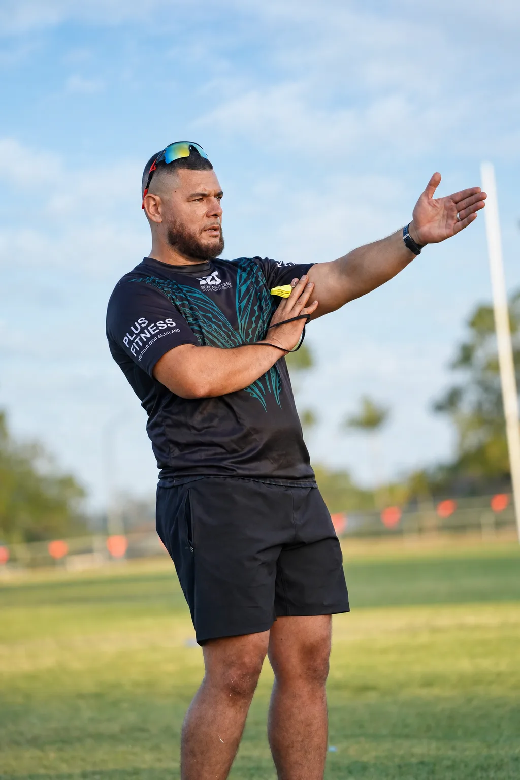 S2S coach directing a training drill